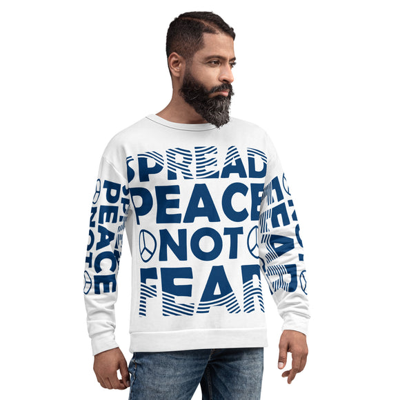 Spread Peace Not Fear Unisex Sweatshirt