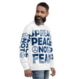 Spread Peace Not Fear Unisex Sweatshirt