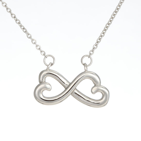 Infinity Heart Pendant Necklace