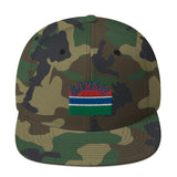 Gambia Flag Snapback Hat
