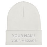 Custom name Cuffed Beanie