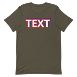 Custom Text Short-Sleeve Unisex T-Shirt