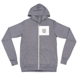 Custom Image Unisex zip hoodie