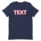 Custom Text Short-Sleeve Unisex T-Shirt