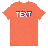 Custom Text Short-Sleeve Unisex T-Shirt