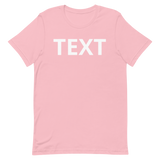 Custom Text Short-Sleeve Unisex T-Shirt