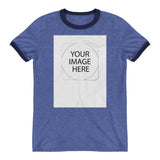Custom Image Ringer T-Shirt