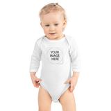 Custom Image Infant Long Sleeve Bodysuit