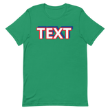 Custom Text Short-Sleeve Unisex T-Shirt