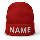 Custom Name Embroidered Beanie