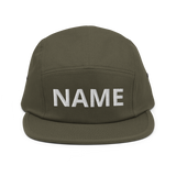 Custom Name Five Panel Cap