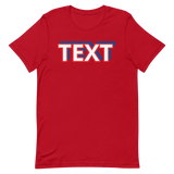 Custom Text Short-Sleeve Unisex T-Shirt