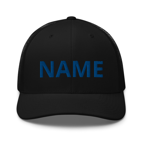 Custom Name Trucker Cap