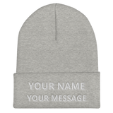 Custom name Cuffed Beanie