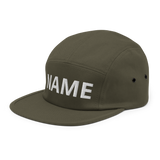 Custom Name Five Panel Cap