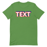 Custom Text Short-Sleeve Unisex T-Shirt