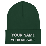 Custom name Cuffed Beanie