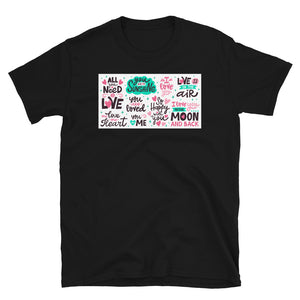 Love Message Short-Sleeve T-Shirt
