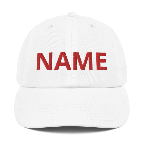 Custom Name Champion Dad Cap