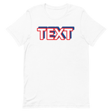 Custom Text Short-Sleeve Unisex T-Shirt