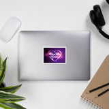 You are my universe love bubble-free stickers