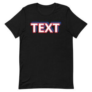 Custom Text Short-Sleeve Unisex T-Shirt