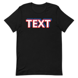 Custom Text Short-Sleeve Unisex T-Shirt