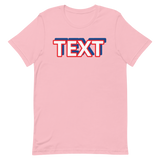 Custom Text Short-Sleeve Unisex T-Shirt