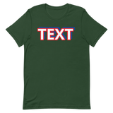 Custom Text Short-Sleeve Unisex T-Shirt