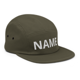 Custom Name Five Panel Cap