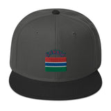 Gambian Flag Snapback Hat