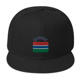 Gambian Flag Snapback Hat