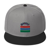 Gambian Flag Snapback Hat