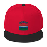 Gambian Flag Snapback Hat