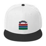 Gambian Flag Snapback Hat