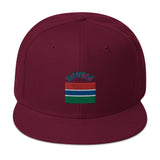 Gambian Flag Snapback Hat