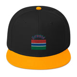 Gambian Flag Snapback Hat