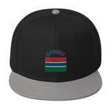 Gambian Flag Snapback Hat