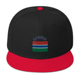 Gambian Flag Snapback Hat