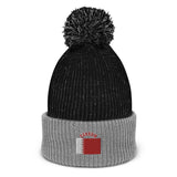 Bahrain Flag Pom-Pom Beanie