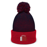 Bahrain Flag Pom-Pom Beanie