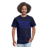 Made in Montana Unisex Classic T-Shirt - navy