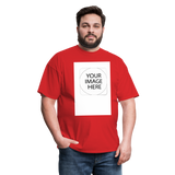 Custom Image Unisex Classic T-Shirt - red