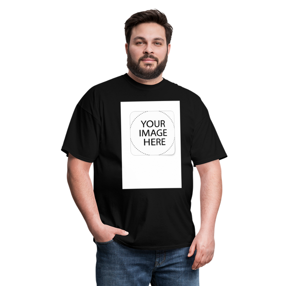 Custom Image Unisex Classic T-Shirt - black