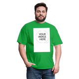Custom Image Unisex Classic T-Shirt - bright green