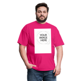 Custom Image Unisex Classic T-Shirt - fuchsia