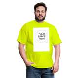 Custom Image Unisex Classic T-Shirt - safety green