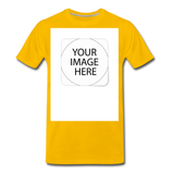 Custom Image Men's Premium T-Shirt - sun yellow