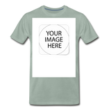 Custom Image Men's Premium T-Shirt - steel green