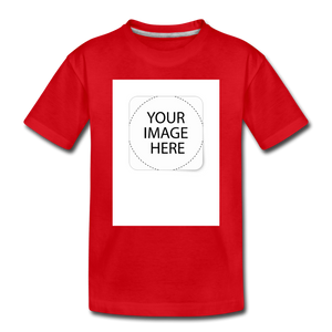 Custom Image Kids' Premium T-Shirt - red